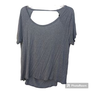 Mauve Mallow Open Back T - Large